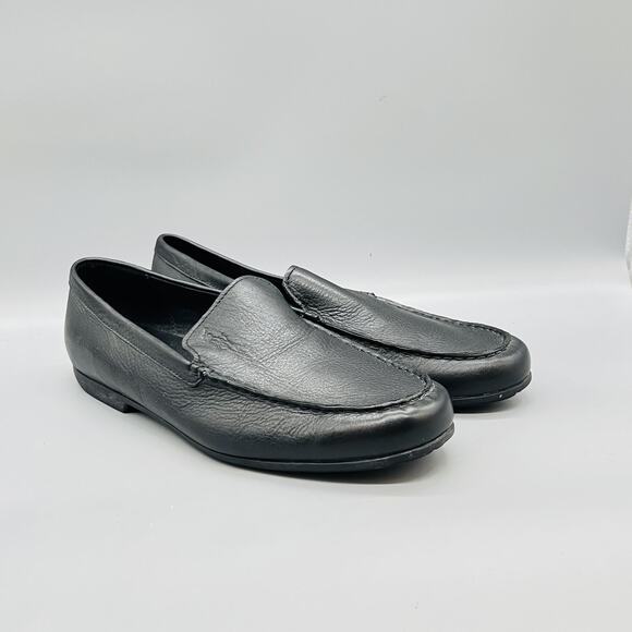Polo Ralph Lauren Shoes Mens 11.5 Black Leather Allon Loafers Slip On Oxford main image 7